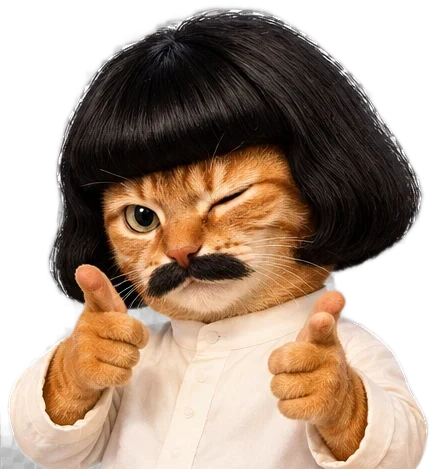 Abu winking and pointing